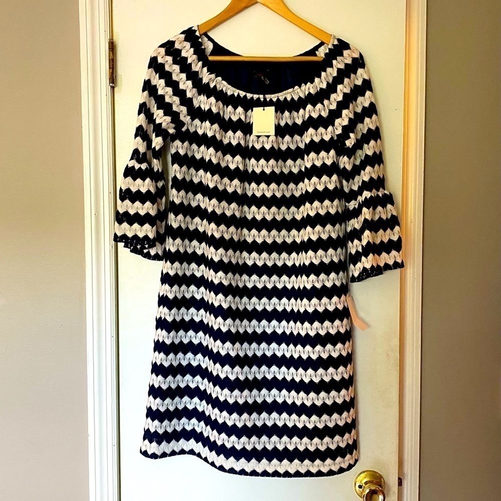 Trina Trunk Navy / White Dress! NWT!